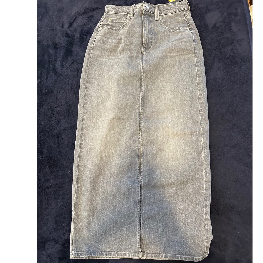 Universal Thread Goods Co. Womens Denim Maxi Skirt Size 2R